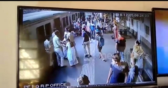 Two women saved by Indian railway police after being thrown from moving ...