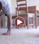 A Man And His Chihuahua Do Yoga Together