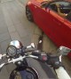 Watch This Russian Anti Littering Biker Chick Go About Her Day