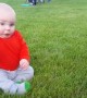How Babies Reacts to Grass!