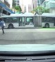 Transit Bus Hits Jaywalker
