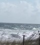 Strong waves slam Florida beach as Hurricane Michael nears