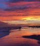Stunning sunset graces Pensacola Beach ahead of Hurricane Michael