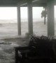 Waves break land, flooding residential area in Florida