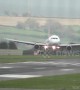 Planes land sideways at Bristol Airport during Storm Callum