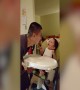 Baby Cracks Up Over Dad\'s Silly Antics