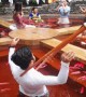 Hot spring bathing area in China looks just like a hotpot