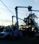 Linemen restore power in hurricane-hit Florida Panhandle as 155,000 still without