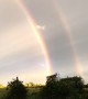Sun Rays and Rainbows Create Beautiful Combination