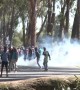 South Africans set up barricades during violent protests in Atlantis