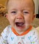 Baby very emotional as he listens to Adele