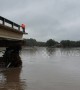 Footage shows remains of bridge after central Texas floods causes structure to collapse