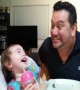 Baby\'s Reaction to Her Dad Singing