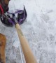 Pup "Helps out" with Shoveling Snow