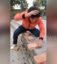 Kung fu master smashes his way through 50 bricks in 40 seconds