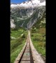 Amazing footage shows first-person perspective of Switzerland\'s steepest funicular railway