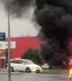 Transformer Goes up in Flames