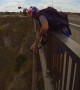 Jaw Dropping Throw and Go Base Jumping Stunt