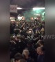 Hibernian fans go wild before Edinburgh derby against Hearts