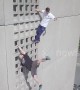 Daredevil climbers easily scale 10-floor apartment block in Denmark