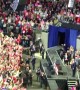 Crowds cheer as Trump makes entrance at Fort Wayne, Indiana rally