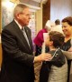 Sen. Menendez shakes hands, speaks at campaign stop in NJ