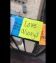 High school students spread positive messages with colourful post-it notes after teen attempts suicide
