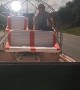 Airboat Tows Truck to Gas Station