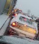 Snowy Canadian Roadside Assistance