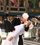 Famous V-J Day Times Square kiss re-enacted during annual NYC Veterans Day parade
