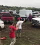 Subaru Impreza Pulls Ford F-350 From the Mud
