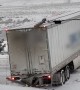 Truck Stuck Across Road