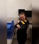 Emotional moment owner is reunited with cat after devastating Camp Fire