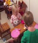 Grandma has Little Girl Cracking up with Funny Puppet!