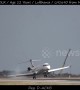 Very bumpy landing at Prague Airport as crosswinds batter Lufthansa plane