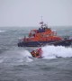 Man rescued by coastguard after going for a swim during storm