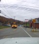 School Bus Honks Horn at Car to Protect Children