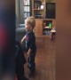 Toddler Playing Catch with Dad is SO CUTE!