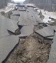 Road Shattered by Earthquake