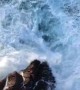 Rogue Wave hits Bishop Rock Lighthouse