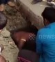 Dramatic footage shows cow being rescued from storm water drain in India