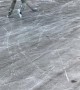Icy Streets Create Perfect Ice Skating Rink