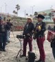 Mariachi band spreads music amid chaos, arrests at San Diego migrant rights demonstration