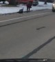 Turkey Chases Boy Down the Street