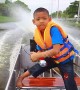 Bangkok schoolboy beats traffic by piloting motorboat to school