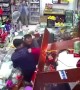 Alleged drunk driver plunges car into shop counter