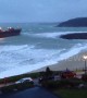 Russian cargo ship runs aground off Cornwall coast