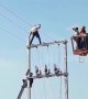 Mentally ill youth climbs transformer and has to be rescued in central India