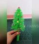 Chinese woman creates DIY Christmas tree from straws