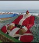 Indian artist creates 'world's biggest Santa' - with 10,000 plastic bottles